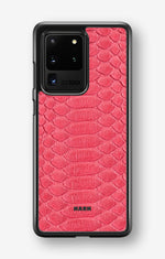 Samsung Galaxy S20 Ultra Hard Case – Pink Snake - View 1