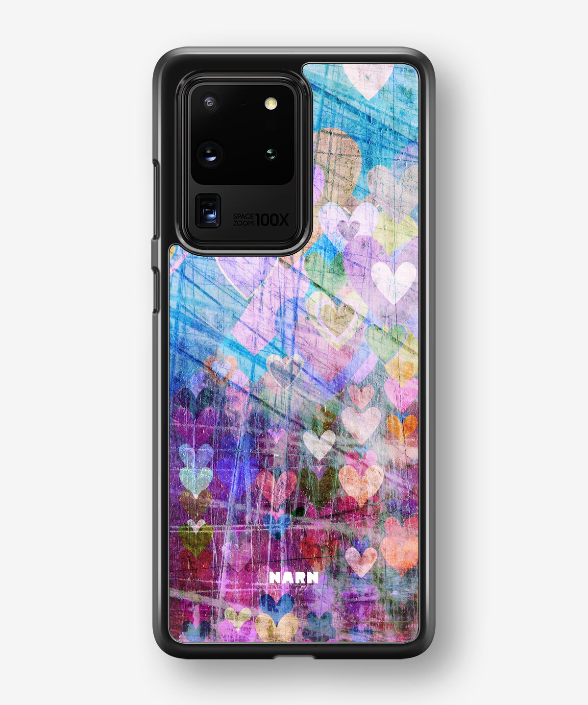 Samsung Galaxy S20 Ultra Hard Case – Purple Hearts - View 1