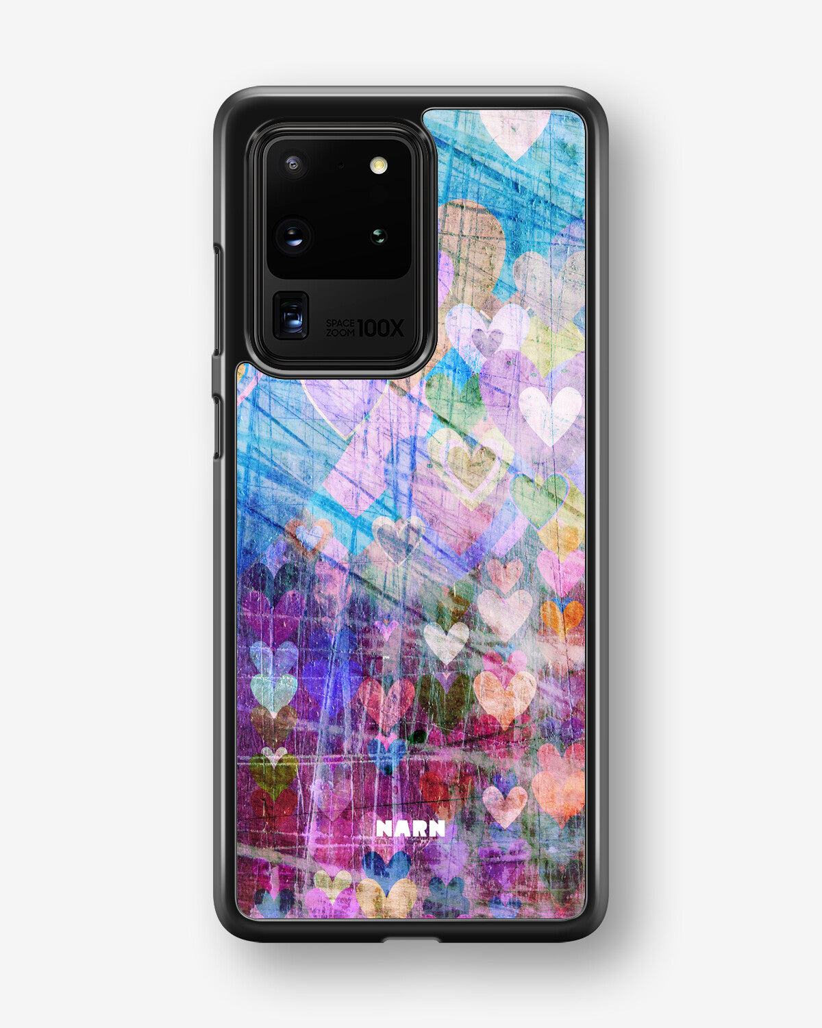 Samsung Galaxy S20 Ultra Hard Case – Purple Hearts - View 1