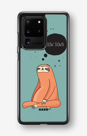 Samsung Galaxy S20 Ultra Hard Case – Slow Down Sloth - View 1