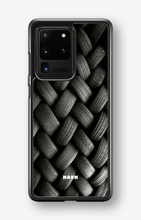 Samsung Galaxy S20 Ultra Hard Case – Tires Wall - View 1