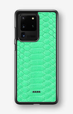 Samsung Galaxy S20 Ultra Hard Case – Turquoise Snake - View 1