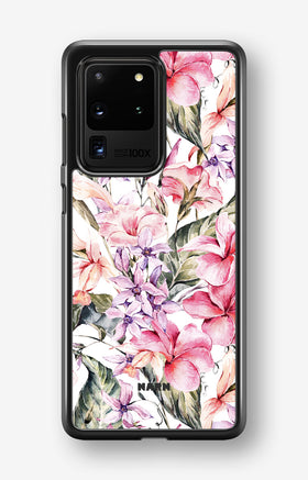 Samsung Galaxy S20 Ultra Hard Case – Watercolor Flowers - View 1