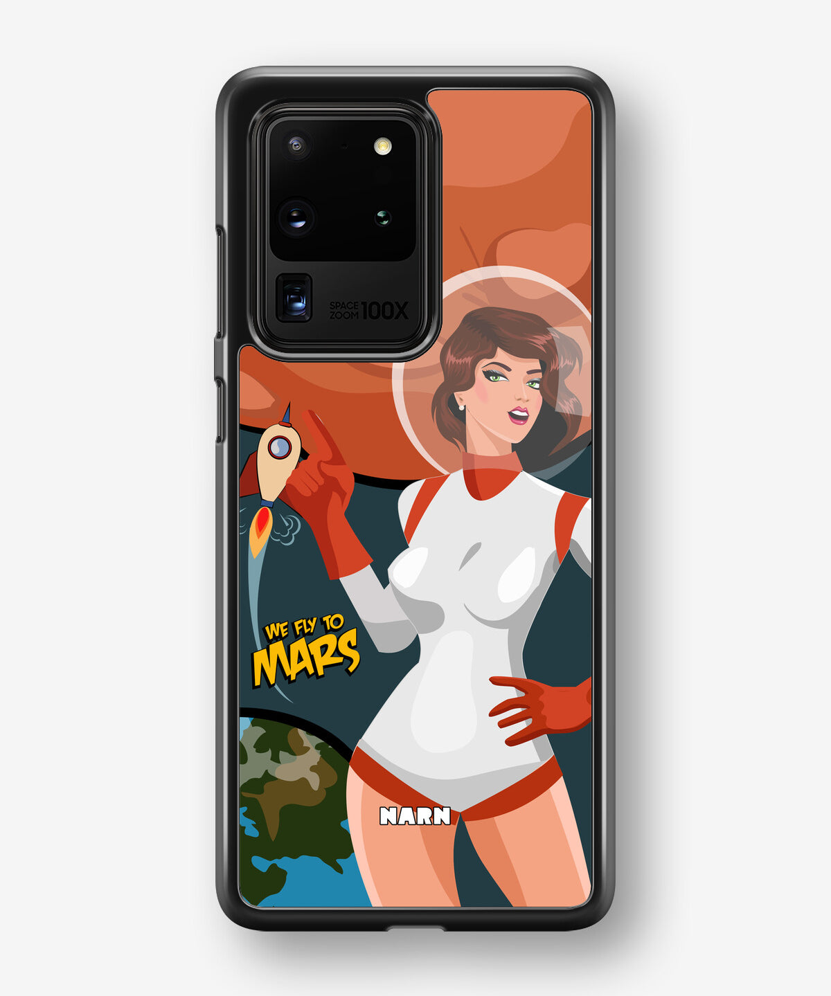 Samsung Galaxy S20 Ultra Hard Case – We Fly To Mars - View 1