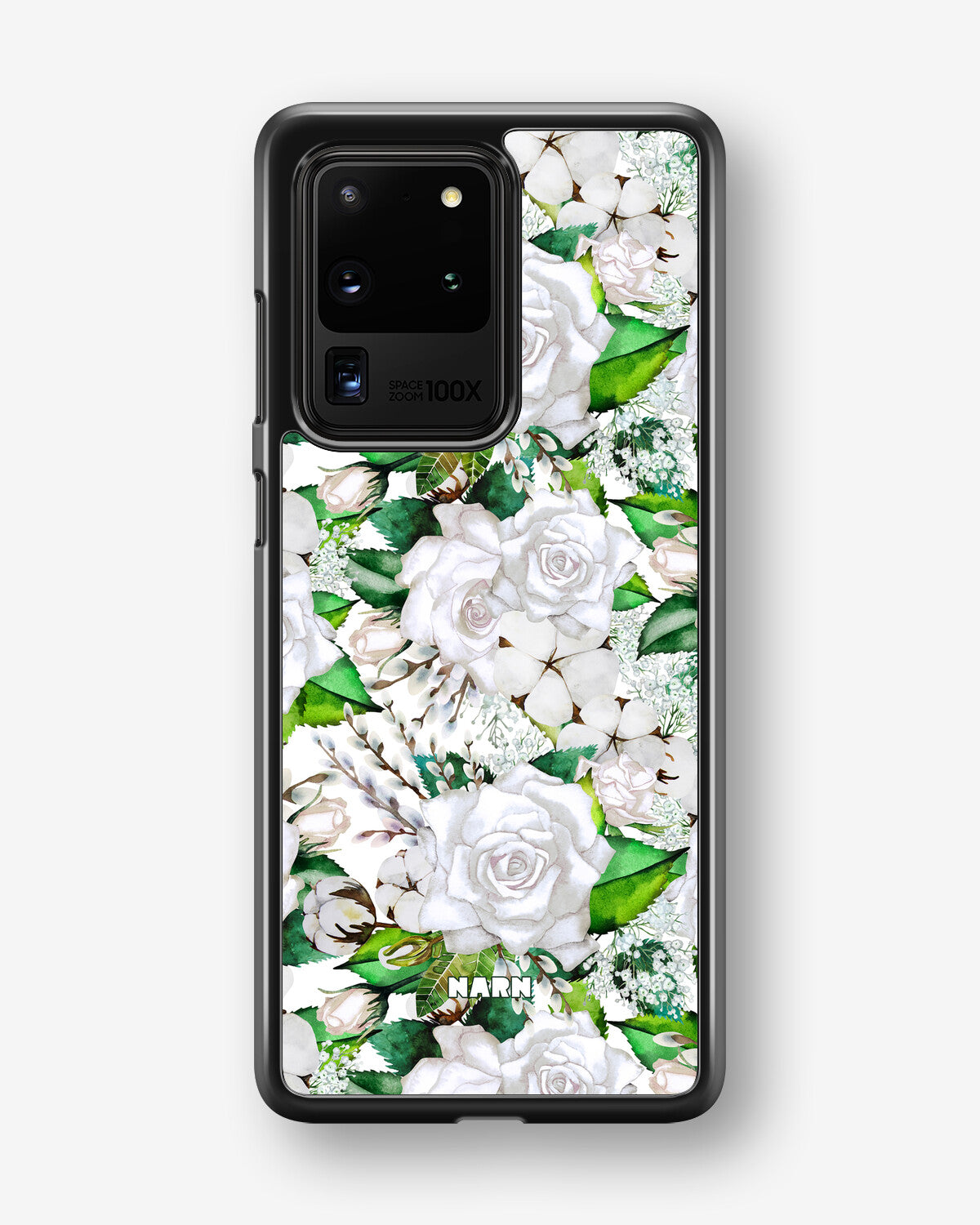 Samsung Galaxy S20 Ultra Hard Case – White Bloom - View 1
