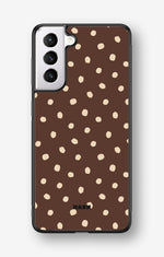Samsung Galaxy S21 FE Hard Case – Choco Dots - View 1