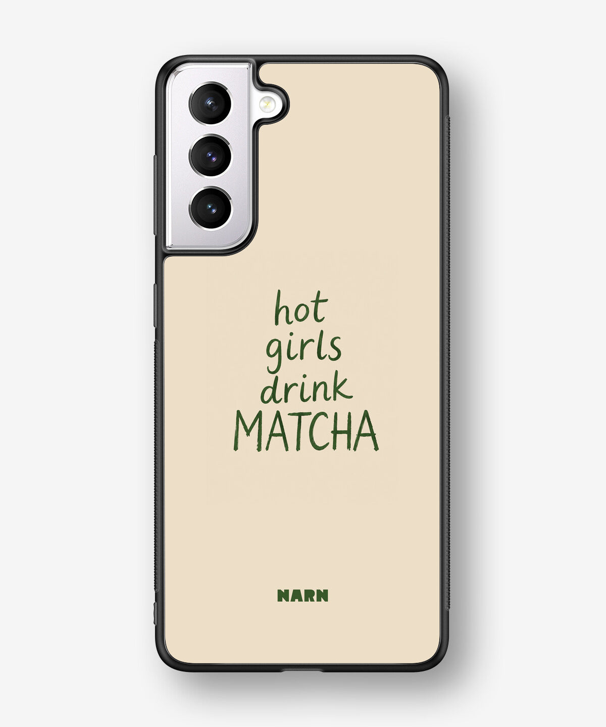 Samsung Galaxy S21 FE Hard Case – Drink Matcha - View 1