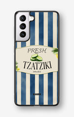 Samsung Galaxy S21 FE Hard Case – Greek Blues - View 1