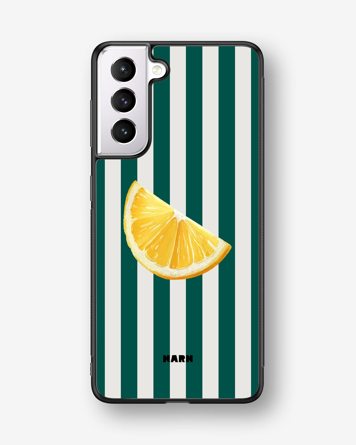 Samsung Galaxy S21 FE Hard Case – Lemon Stripes - View 1