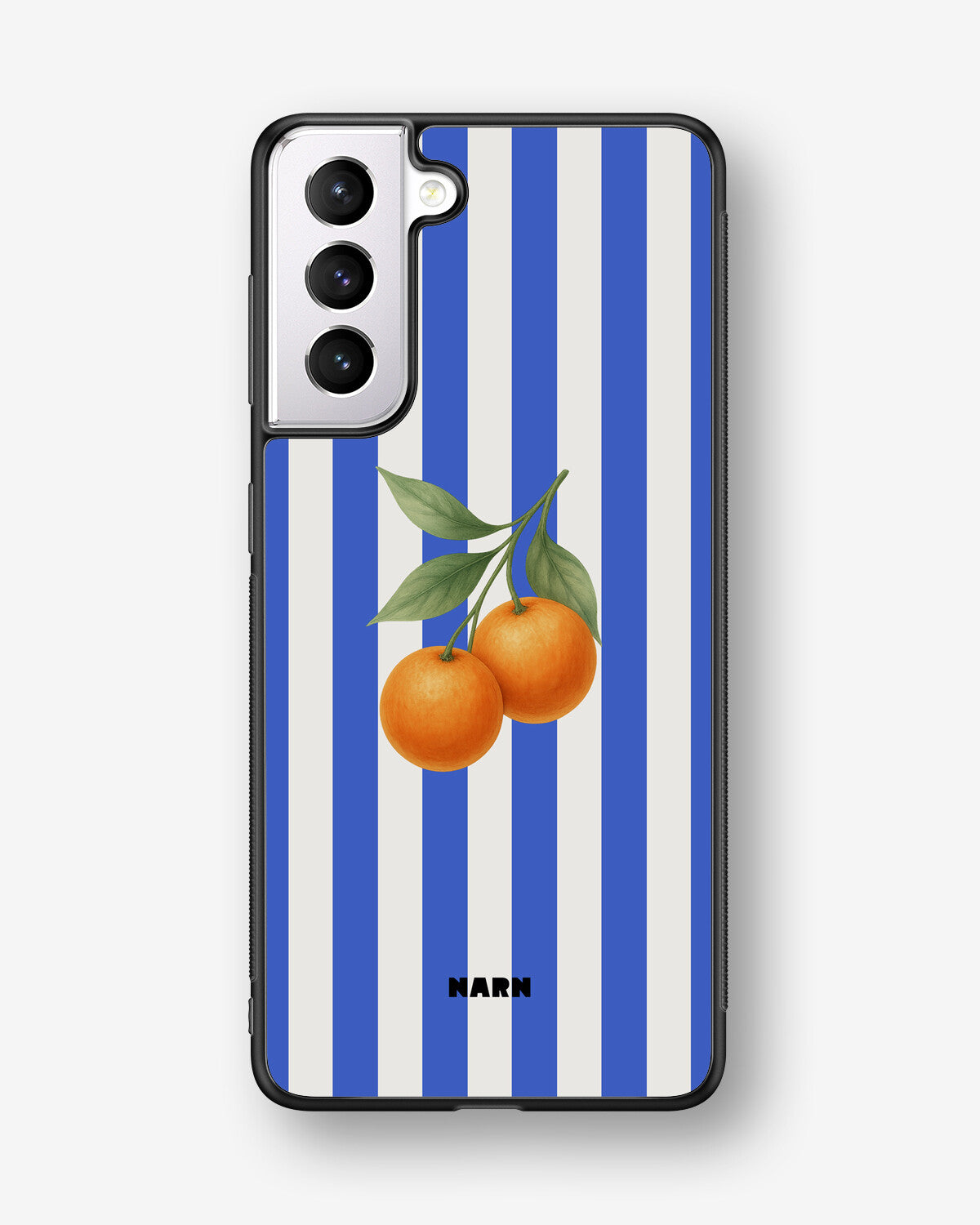 Samsung Galaxy S21 FE Hard Case – Orange Stripes - View 1