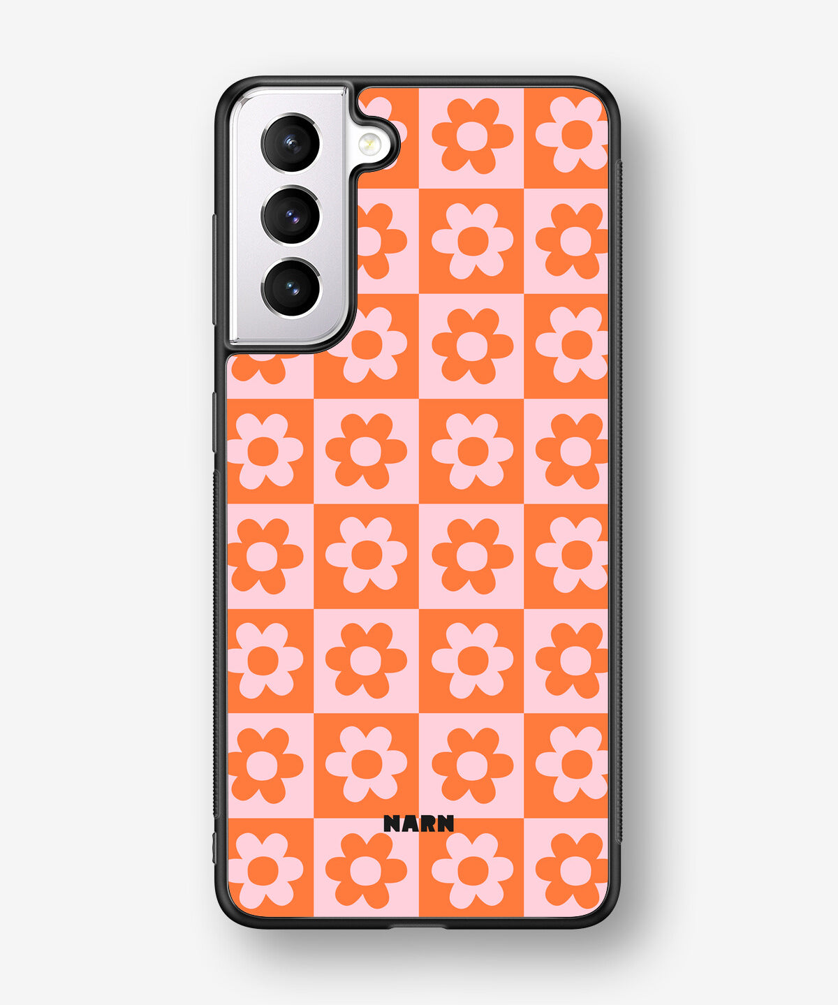 Samsung Galaxy S21 FE Hard Case – Peach Petals - View 1