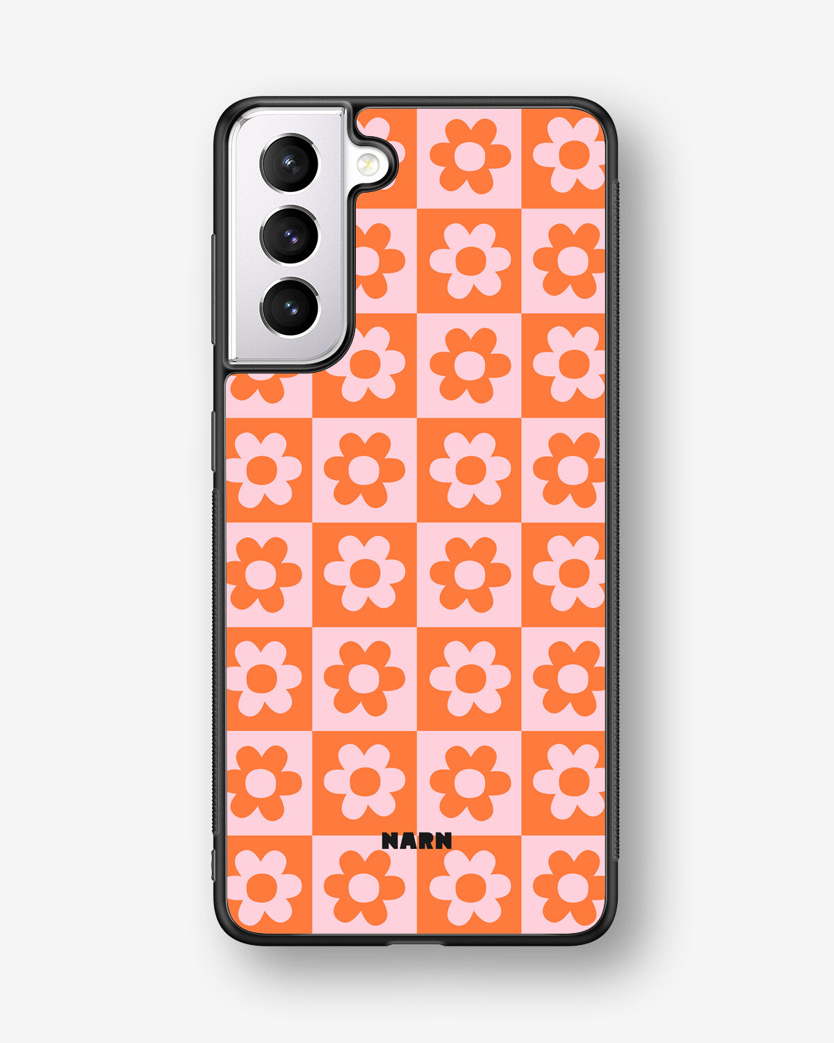 Samsung Galaxy S21 FE Hard Case – Peach Petals - View 1