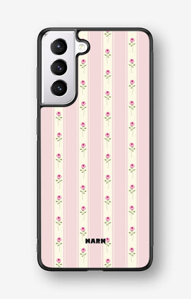 Samsung Galaxy S21 FE Hard Case – Rose Lines - View 1