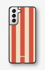 Samsung Galaxy S21 FE Hard Case – Sunset Stripes - View 1