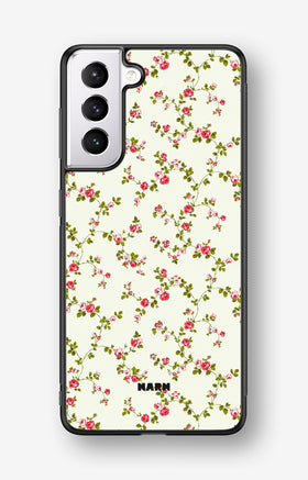 Samsung Galaxy S21 FE Hard Case – Vintage Rose - View 1