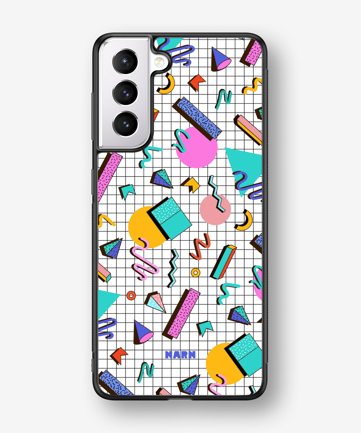 Samsung Galaxy S21 FE Hard Case – 80s Memphis - View 1