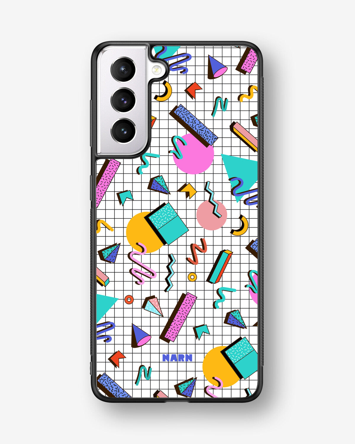 Samsung Galaxy S21 FE Hard Case – 80s Memphis - View 1