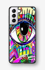 Samsung Galaxy S21 FE Hard Case – Abstract Eye - View 1