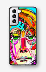 Samsung Galaxy S21 FE Hard Case – Abstract Portrait - View 1