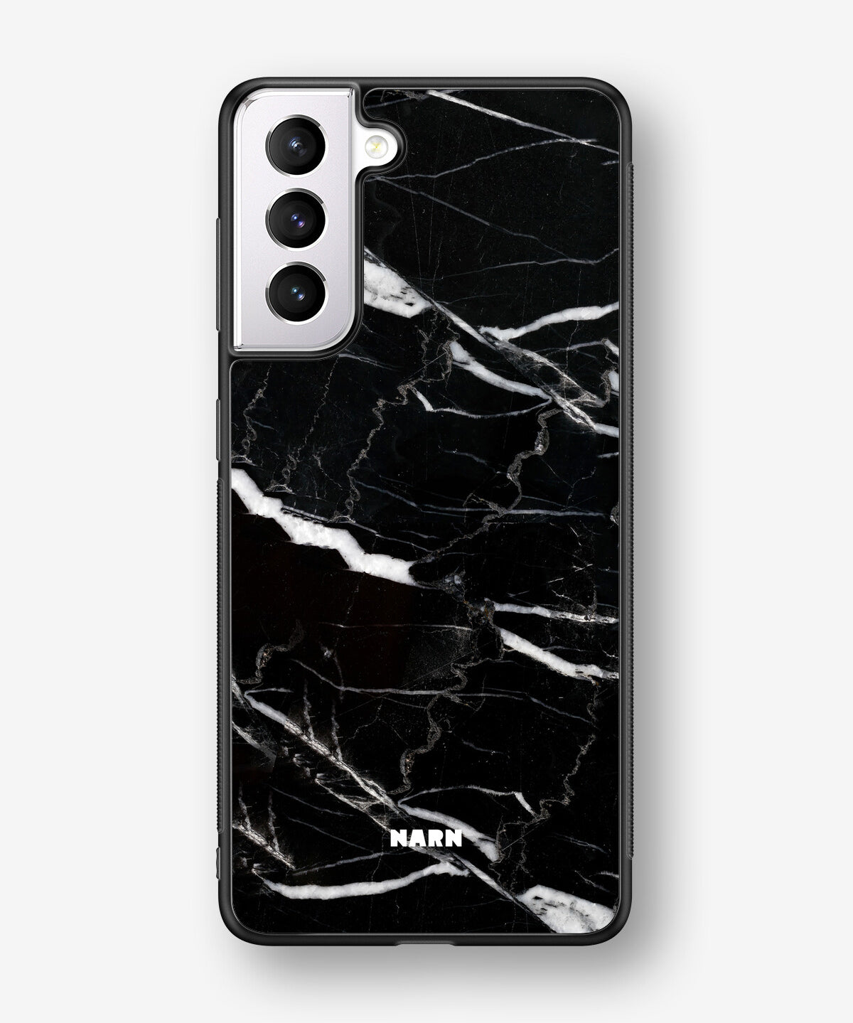 Samsung Galaxy S21 FE Hard Case – Black Marble - View 1