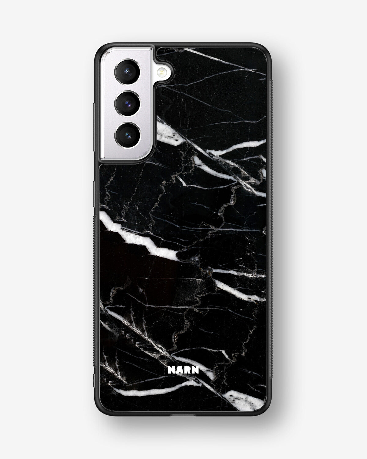 Samsung Galaxy S21 FE Hard Case – Black Marble - View 1