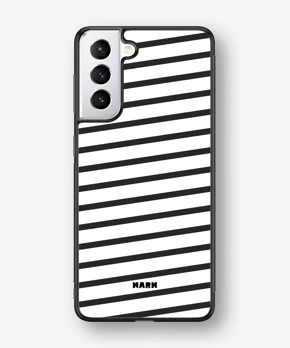 Samsung Galaxy S21 FE Hard Case – Black Stripes - View 1