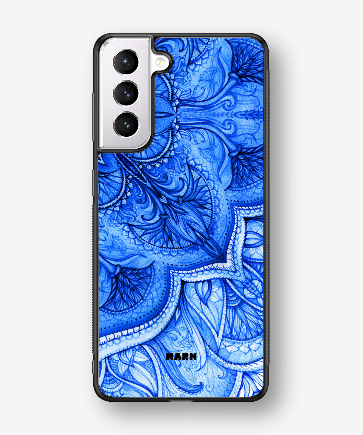 Samsung Galaxy S21 FE Hard Case – Blue Vintage - View 1