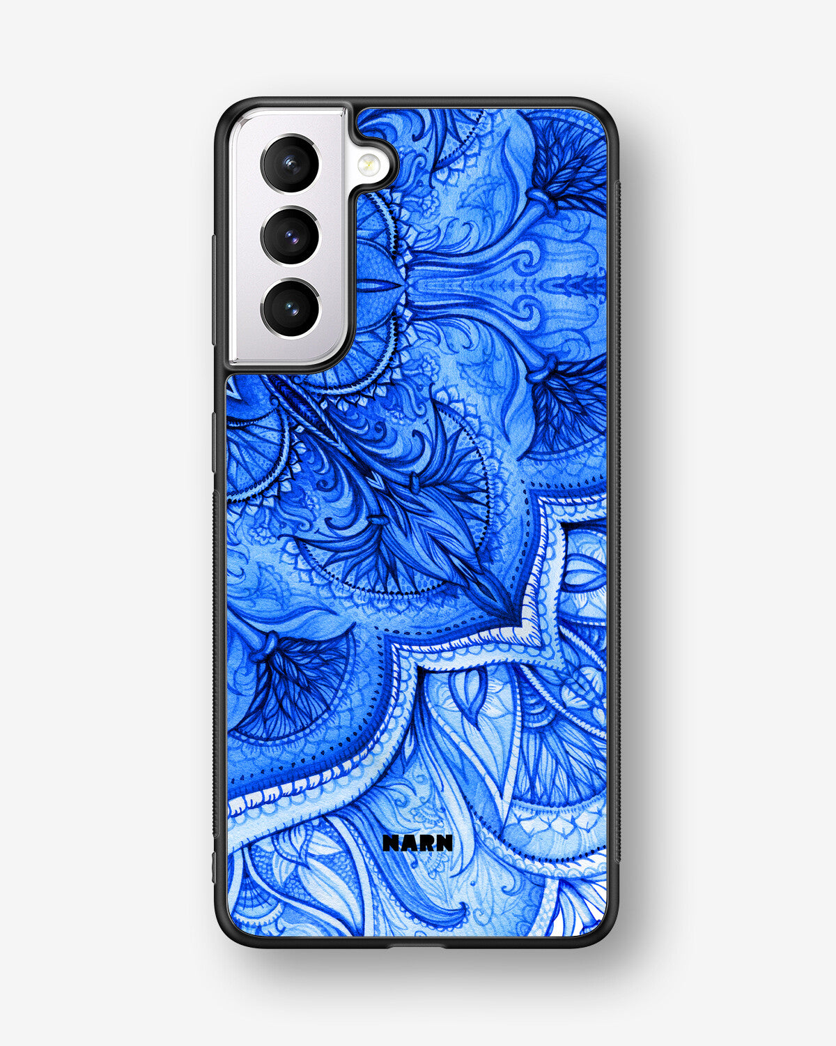 Samsung Galaxy S21 FE Hard Case – Blue Vintage - View 1
