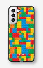 Samsung Galaxy S21 FE Hard Case – Building Bricks - View 1