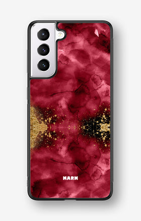 Samsung Galaxy S21 FE Hard Case – Burgendy Shimmer - View 1