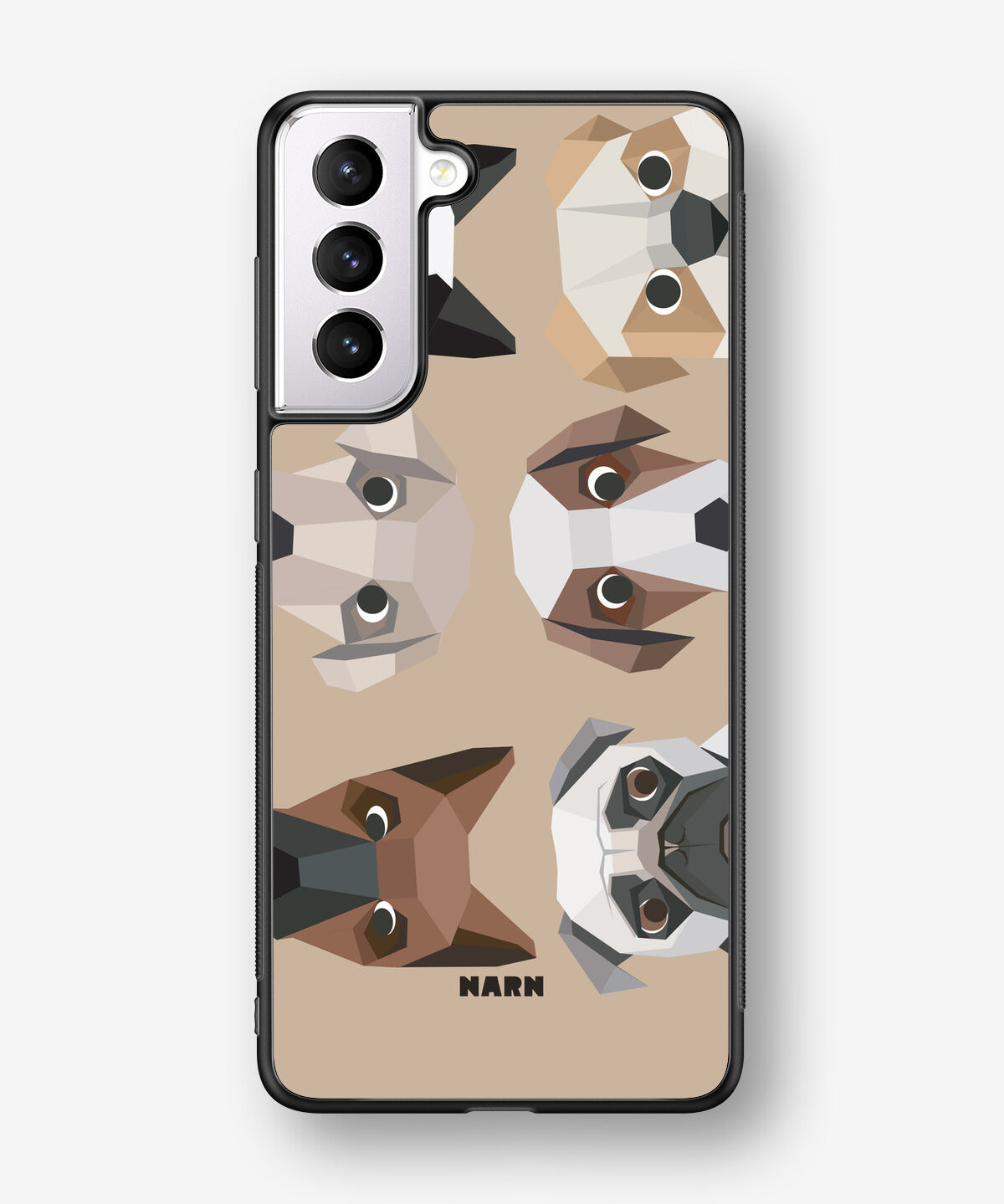 Samsung Galaxy S21 FE Hard Case – Cute Dogs - View 1