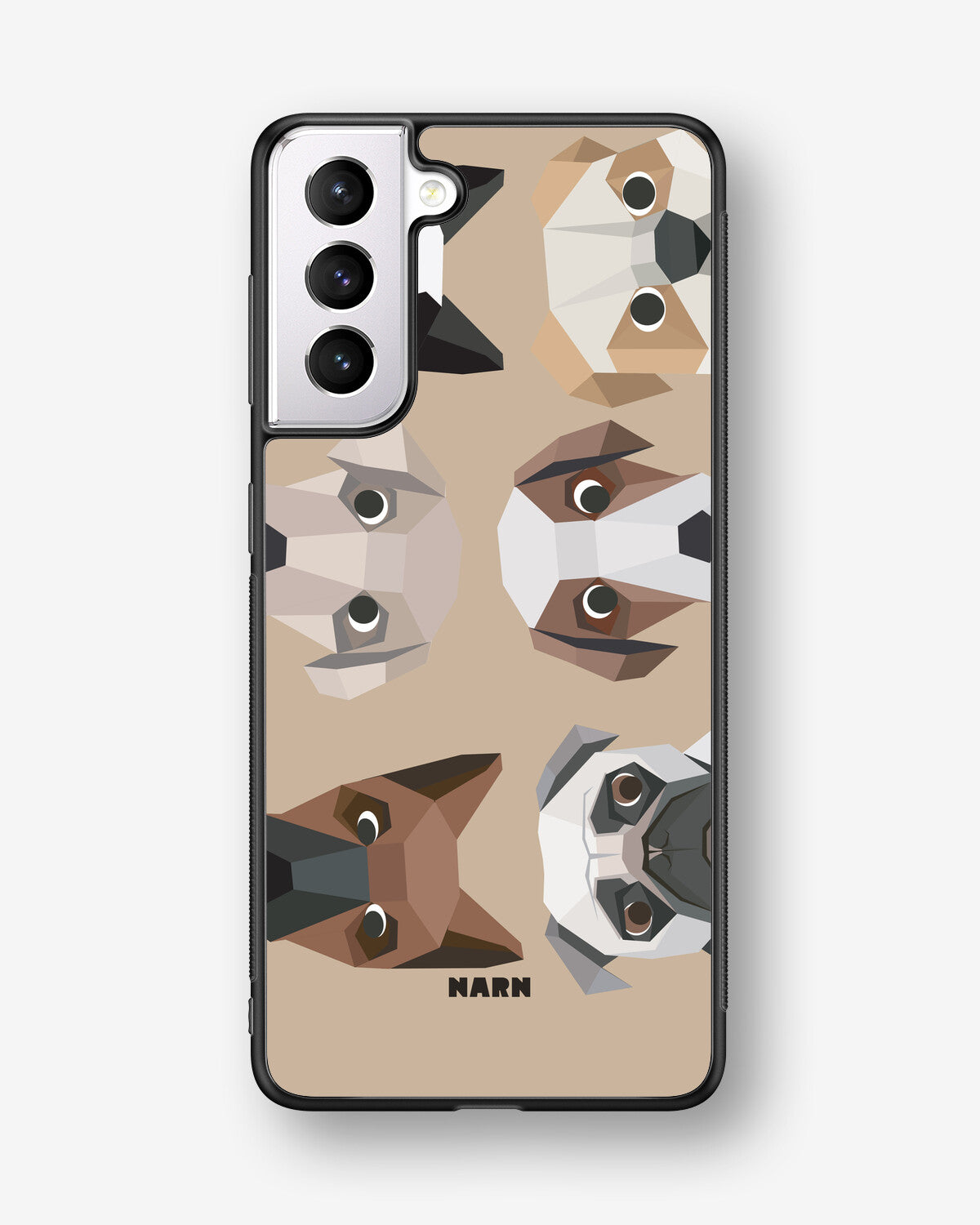 Samsung Galaxy S21 FE Hard Case – Cute Dogs - View 1