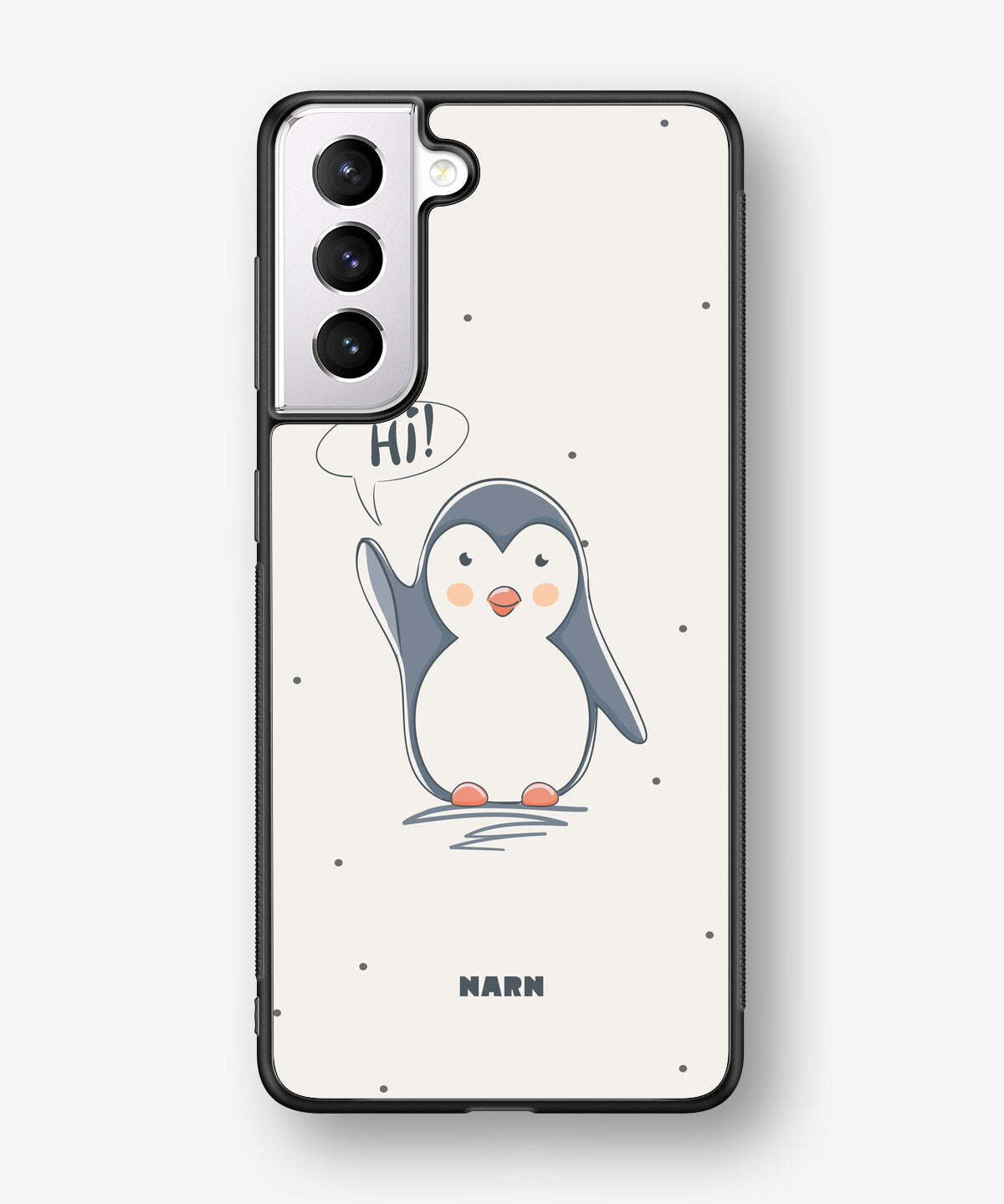 Samsung Galaxy S21 FE Hard Case – Cute Penguin - View 1