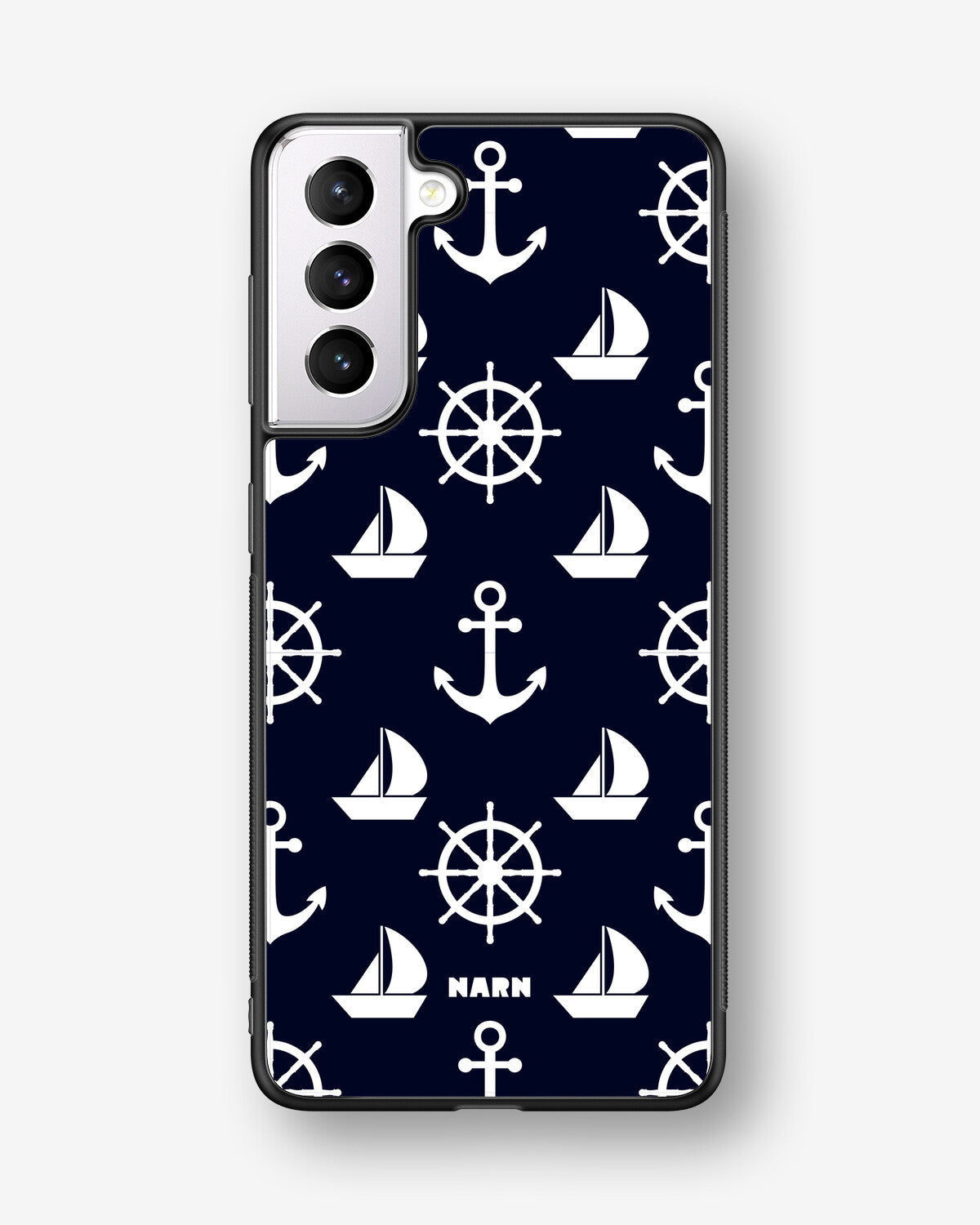 Samsung Galaxy S21 FE Hard Case – Deep Blue Voyage - View 1