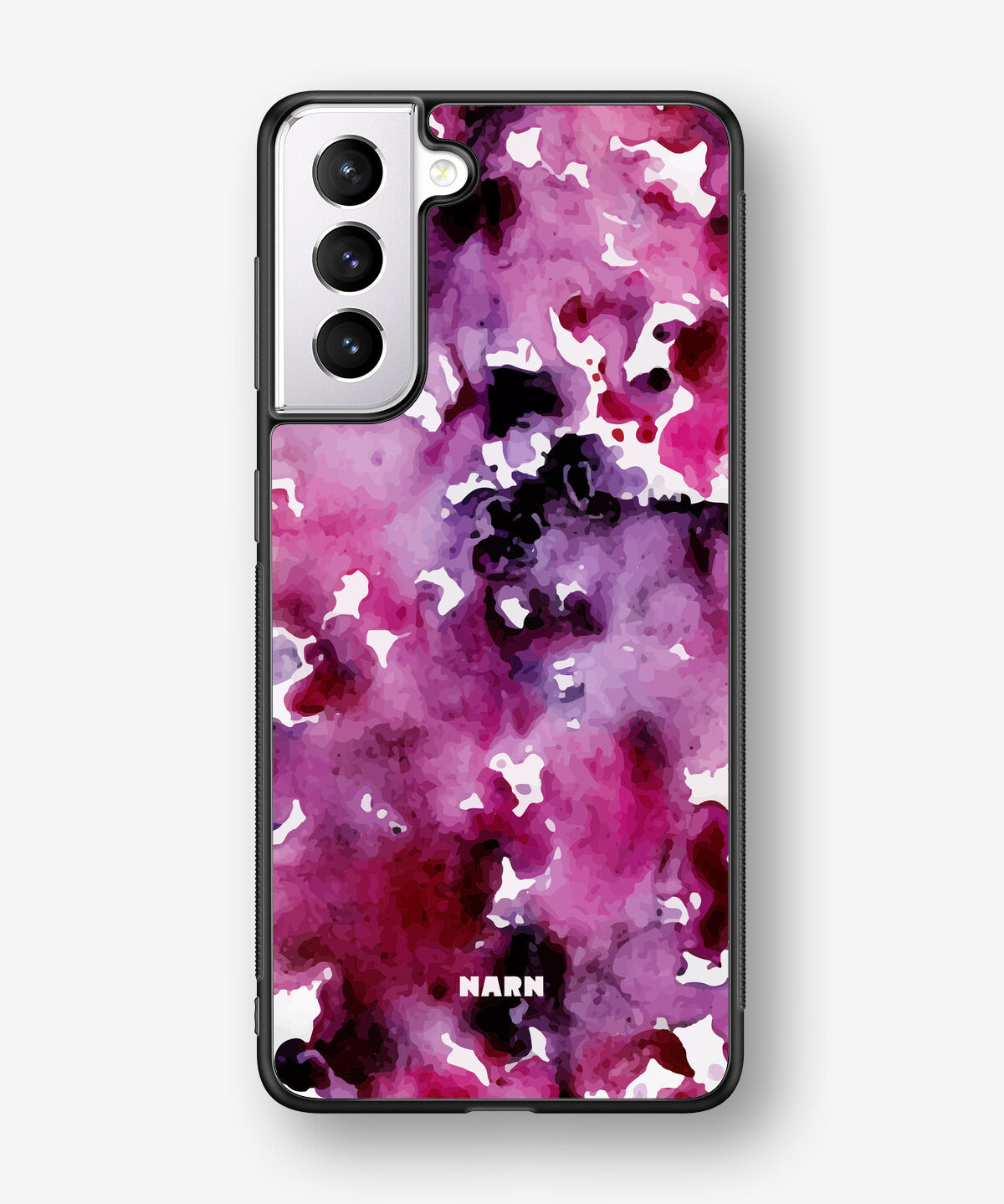 Samsung Galaxy S21 FE Hard Case – Floral Splash - View 1