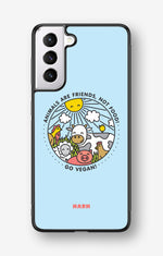 Samsung Galaxy S21 FE Hard Case – Friends, Not Food - View 1