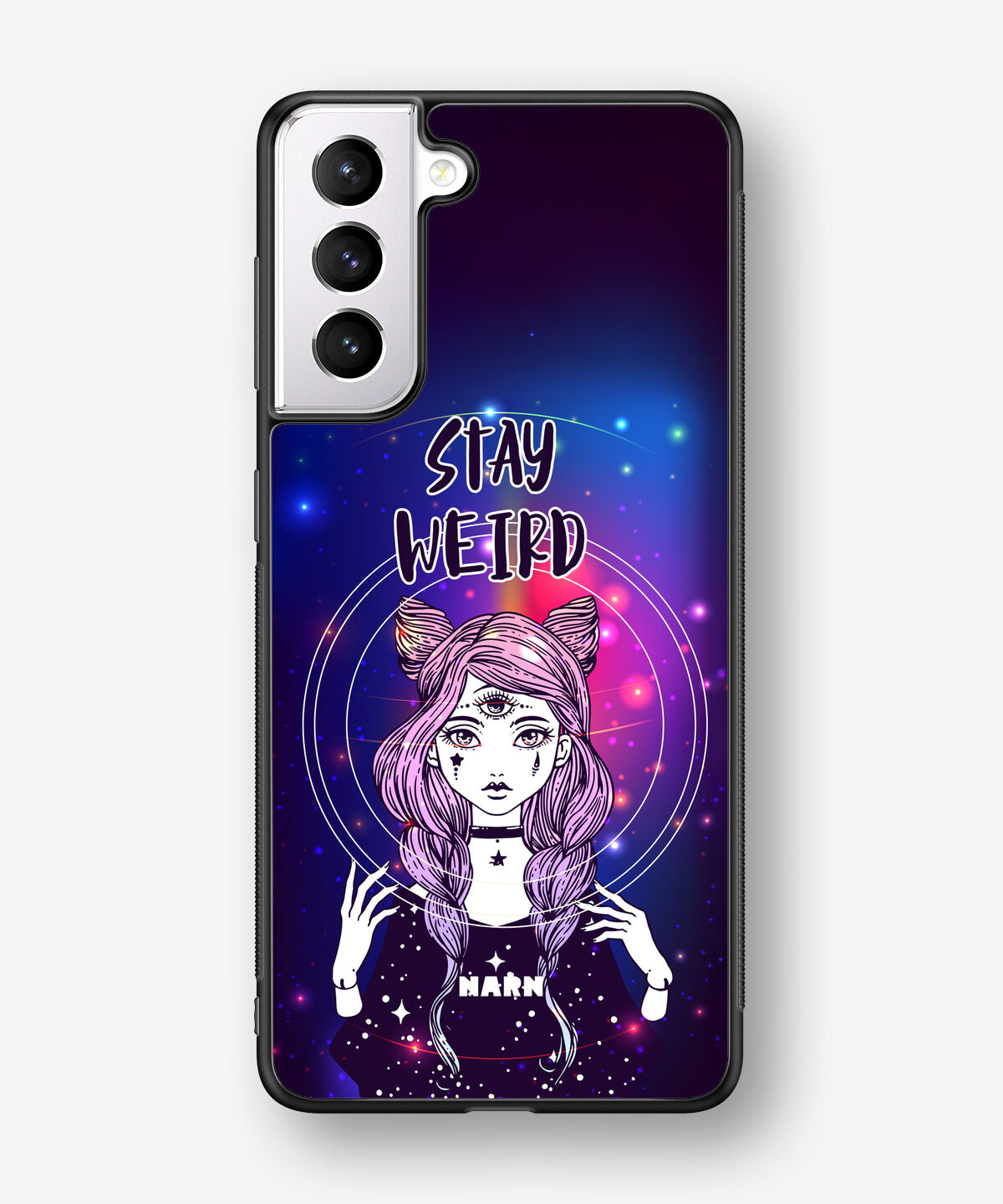 Samsung Galaxy S21 FE Hard Case – Galactic Weird - View 1