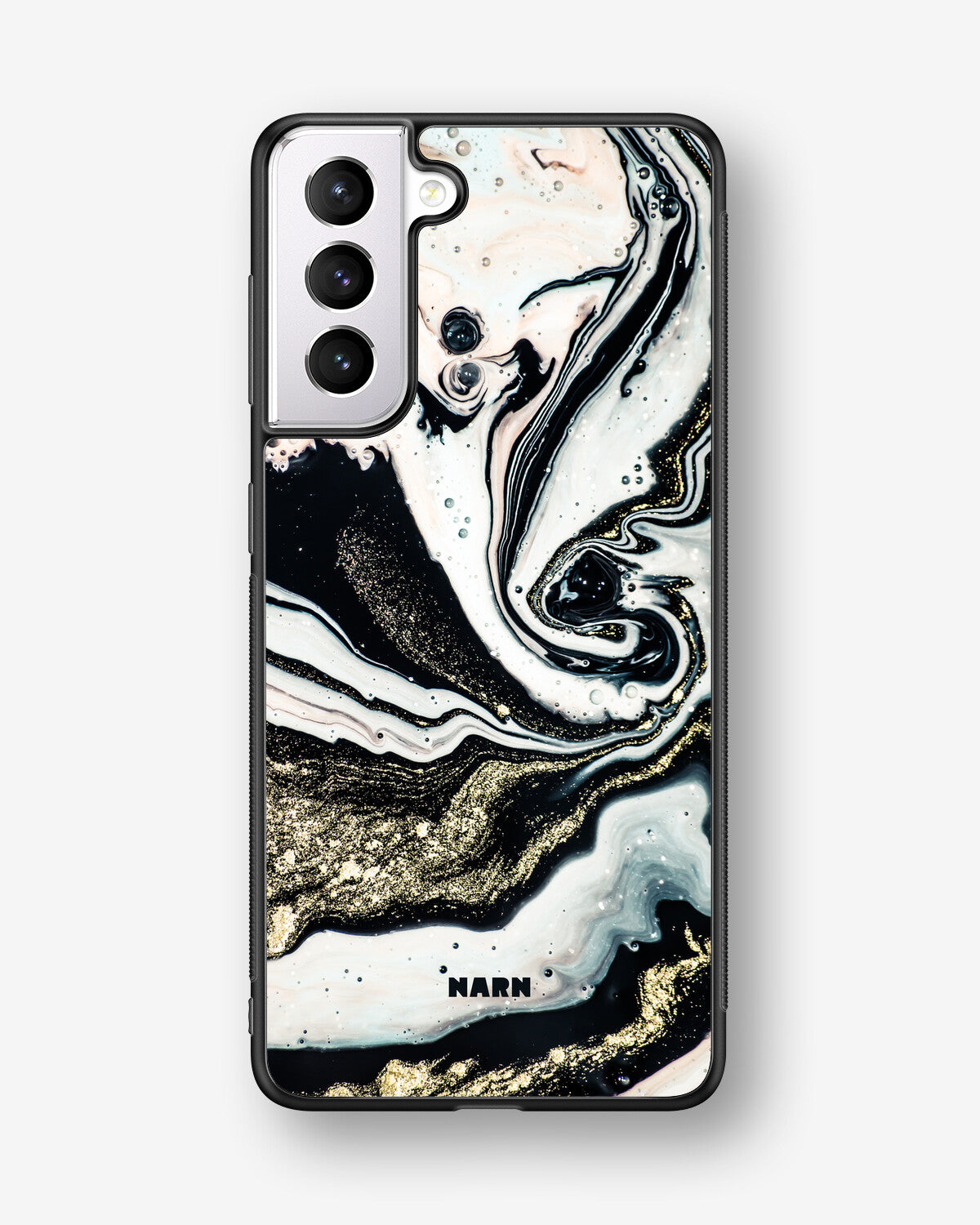 Samsung Galaxy S21 FE Hard Case – Golden Swirl - View 1