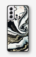 Samsung Galaxy S21 FE Hard Case – Golden Swirl - View 1