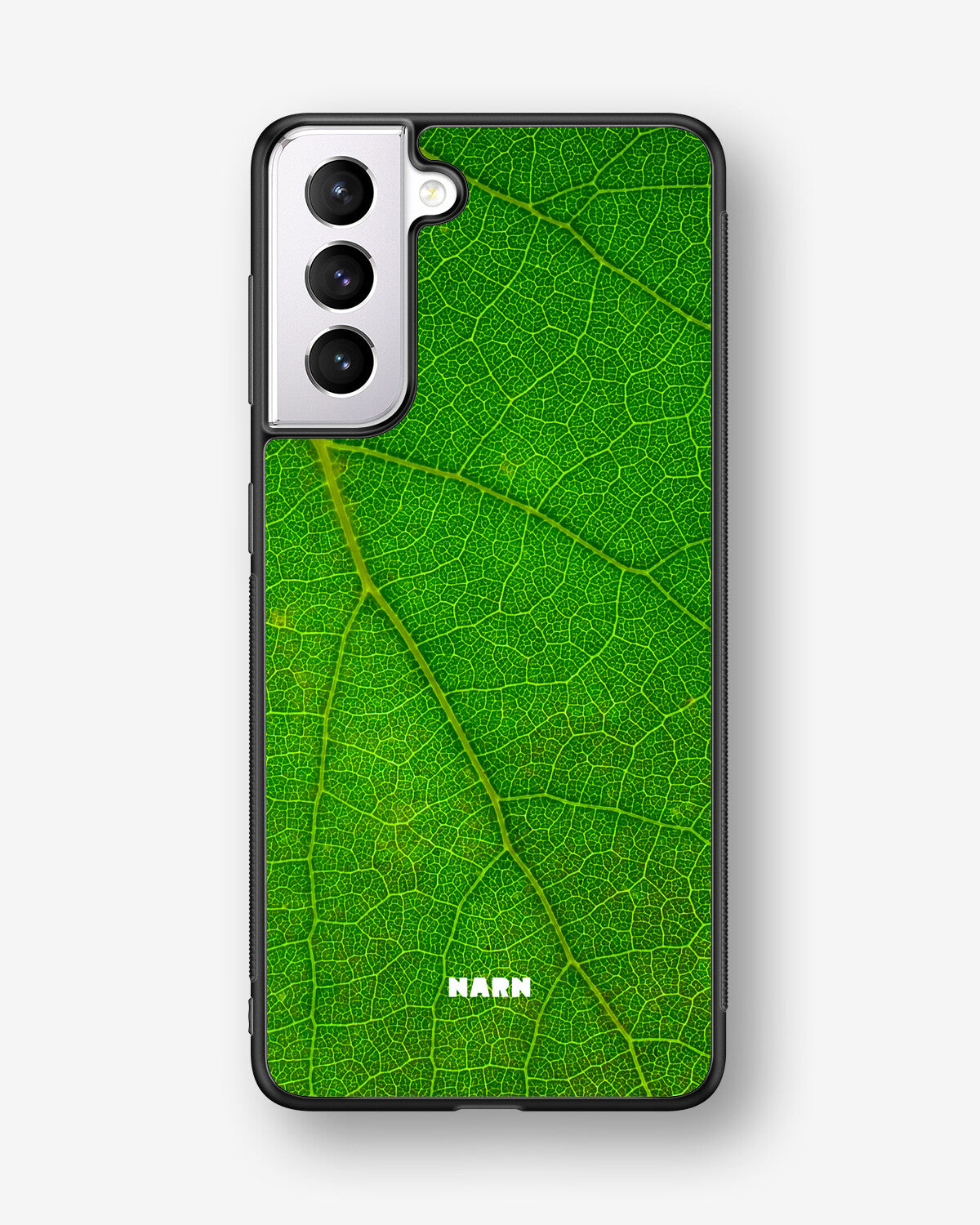 Samsung Galaxy S21 FE Hard Case – Green Leafy - View 1