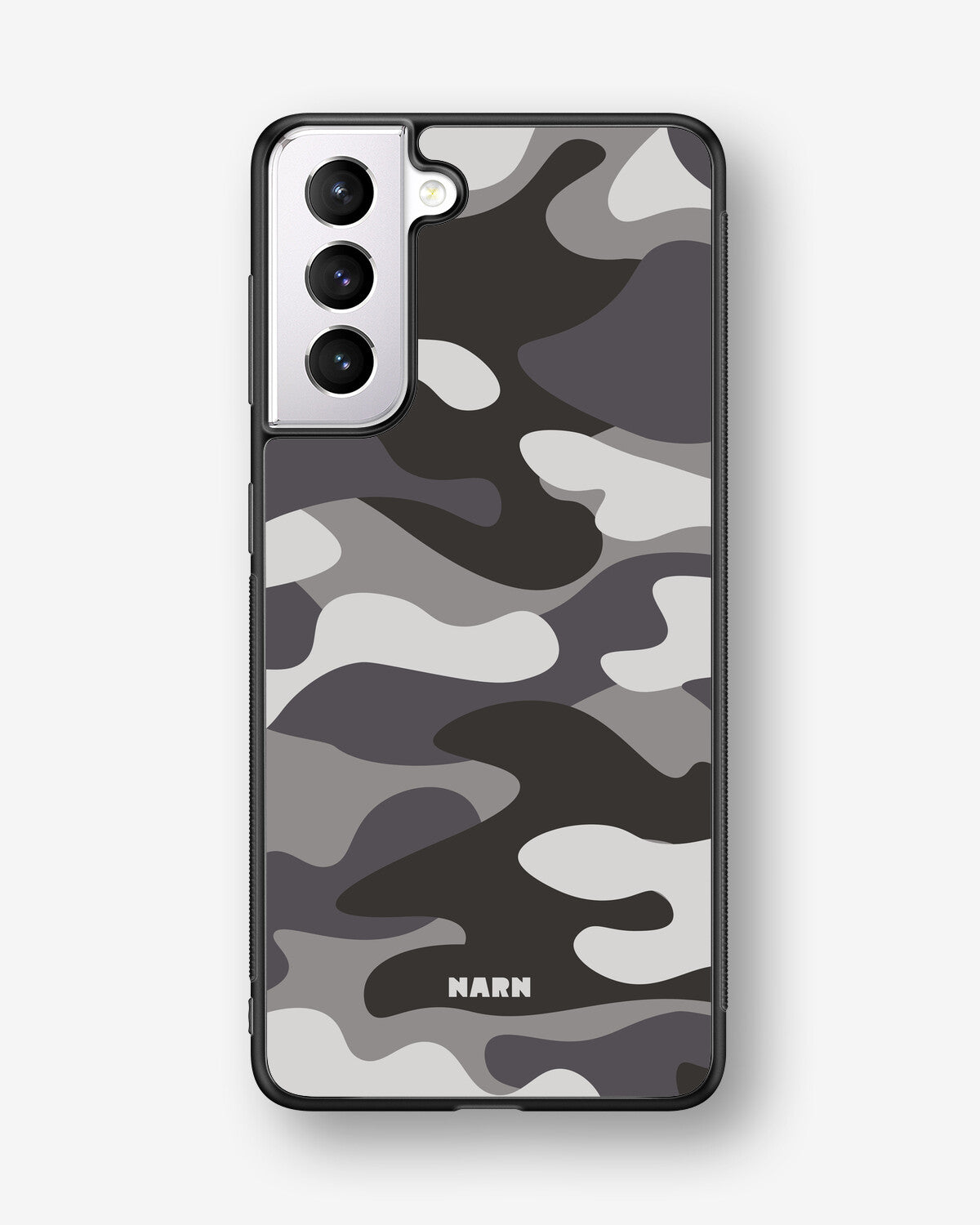 Samsung Galaxy S21 FE Hard Case – Grey Camo - View 1