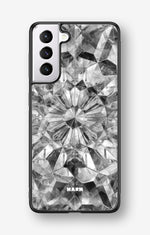 Samsung Galaxy S21 FE Hard Case – Grey Crystals - View 1