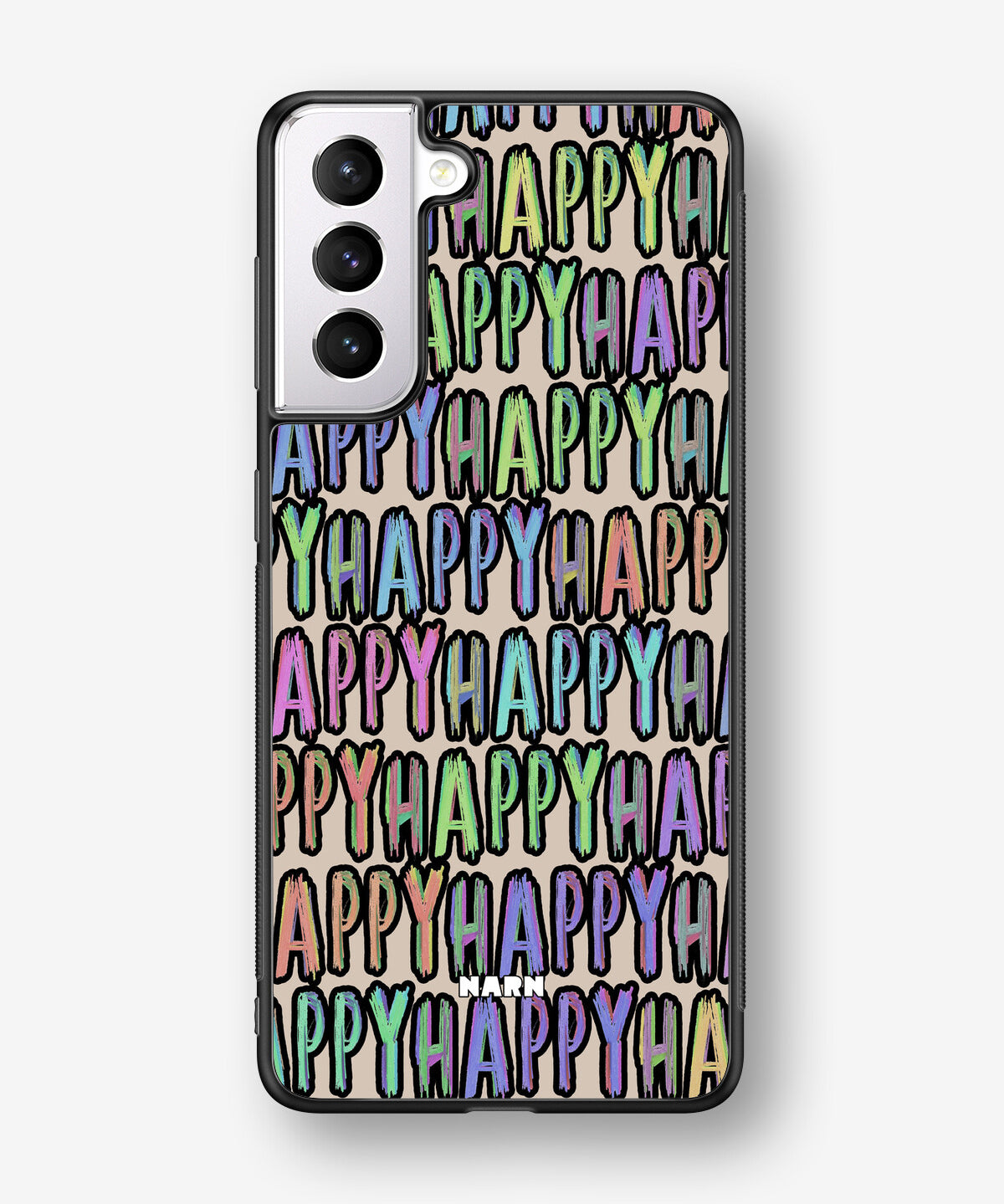 Samsung Galaxy S21 FE Hard Case – Happy - View 1