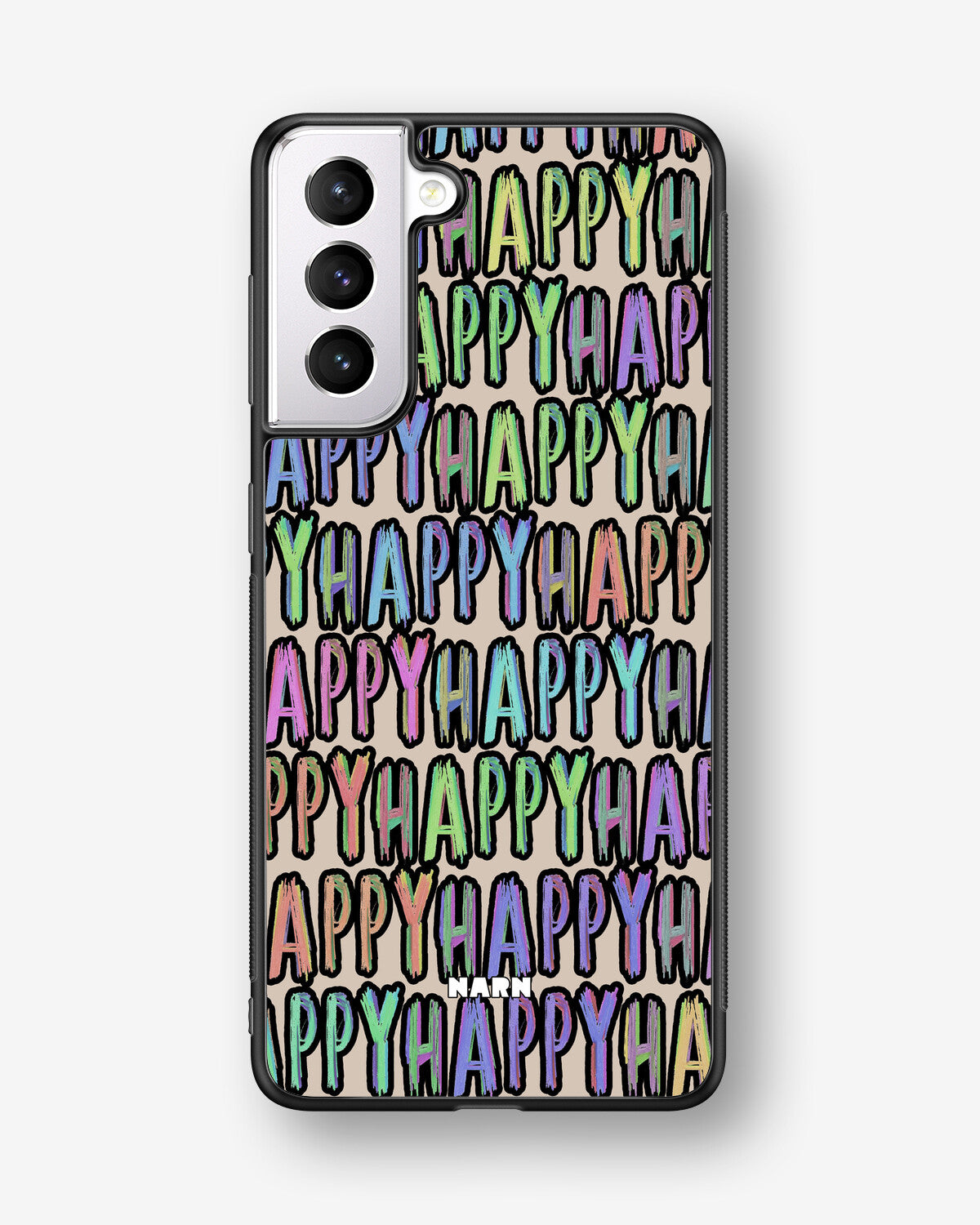 Samsung Galaxy S21 FE Hard Case – Happy - View 1