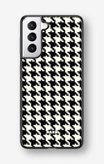 Samsung Galaxy S21 FE Hard Case – Houndstooth - View 1