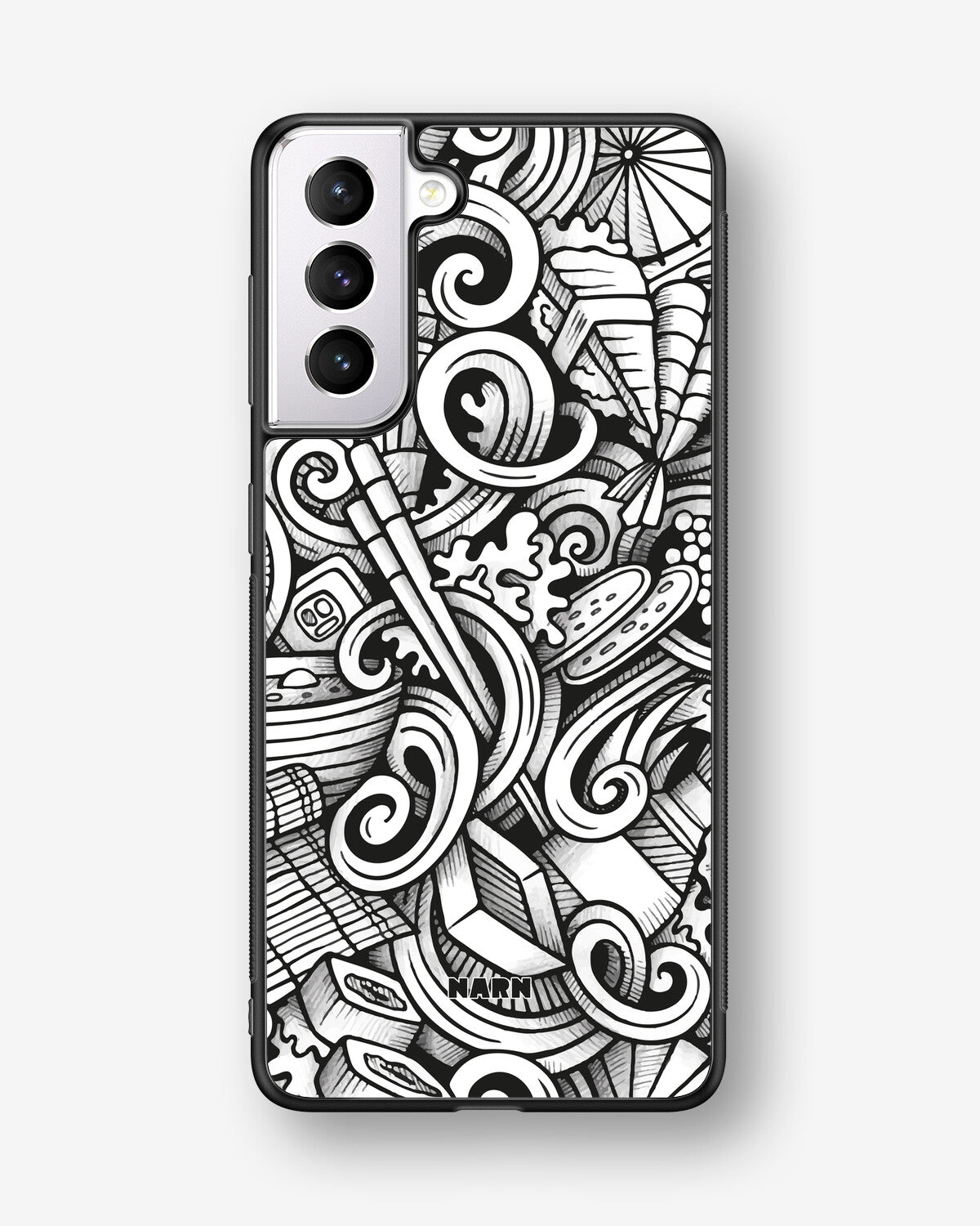 Samsung Galaxy S21 FE Hard Case – Japanese Pattern - View 1