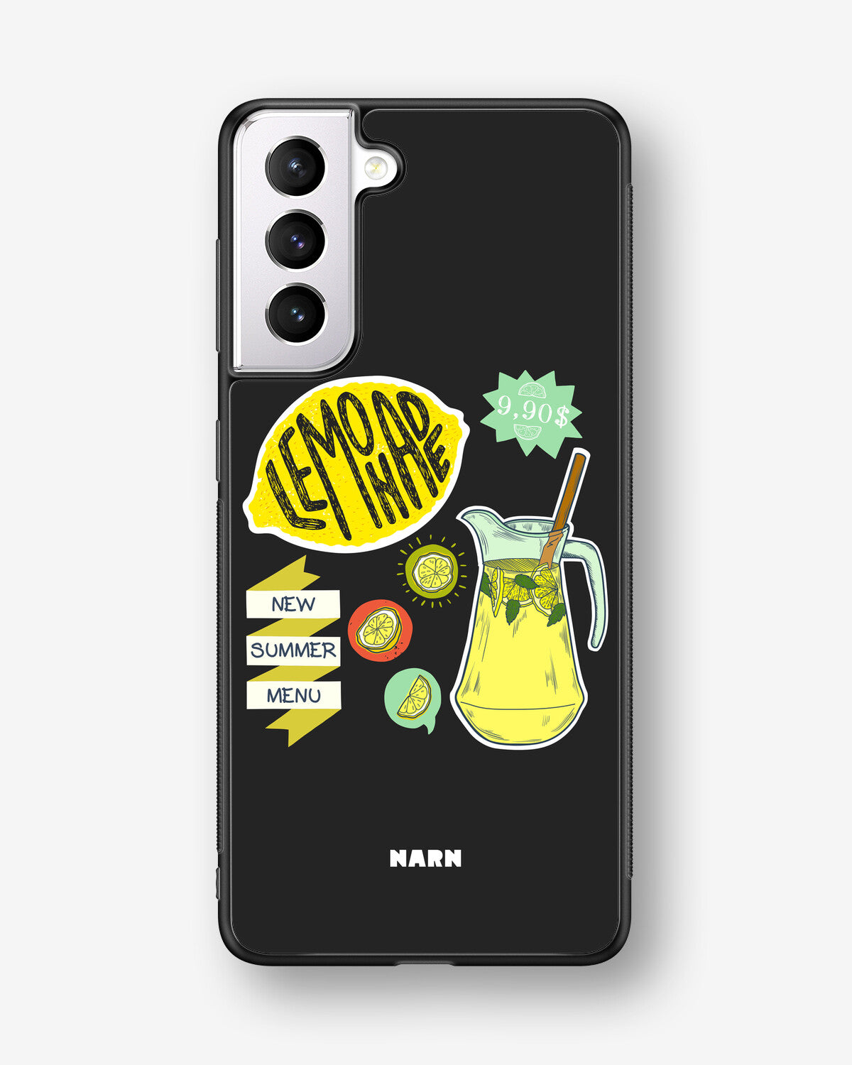 Samsung Galaxy S21 FE Hard Case – Lemon Summer - View 1