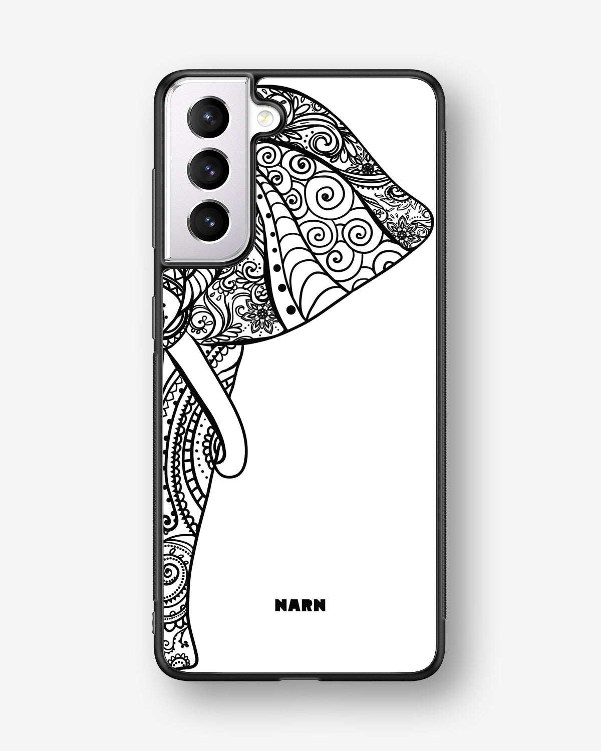 Samsung Galaxy S21 FE Hard Case – Mandala Elephant - View 1