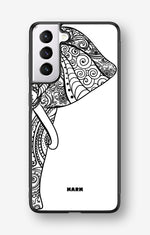 Samsung Galaxy S21 FE Hard Case – Mandala Elephant - View 1
