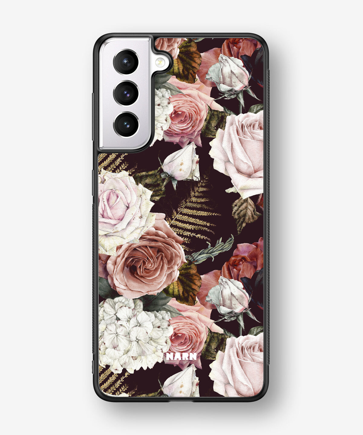 Samsung Galaxy S21 FE Hard Case – Midnight Roses - View 1